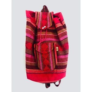 Pinzon Hippie Drawstring Mexican Blanket Backpack